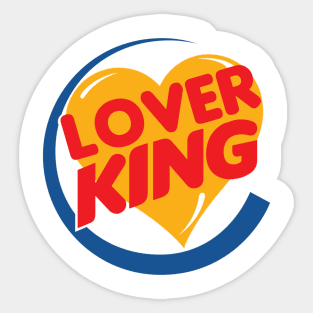 Lover King Sticker